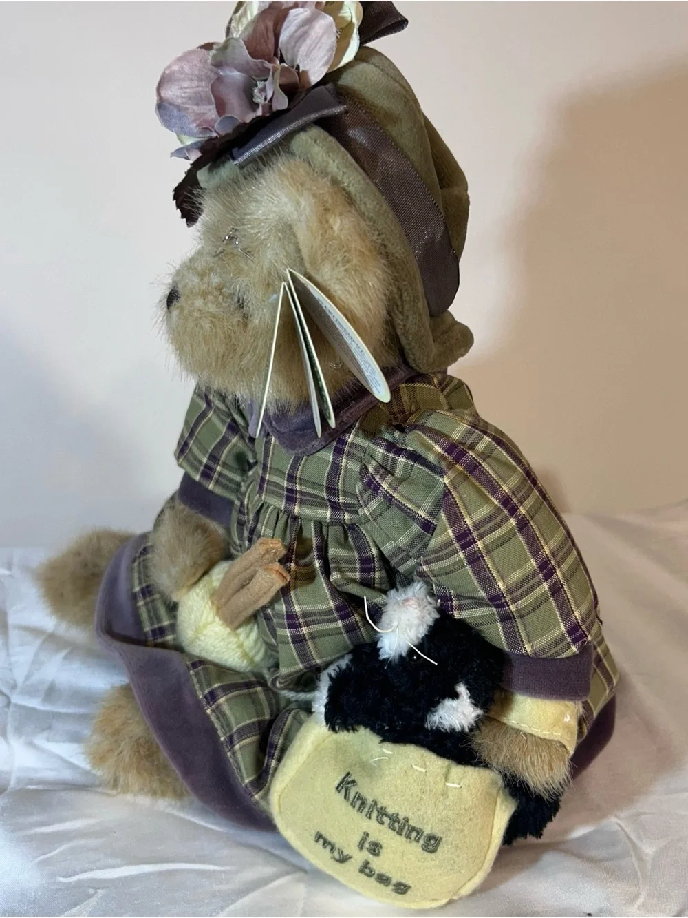 Bearington Collection Teddy Bear Plush Dressed Collectible Cottagecore Decor